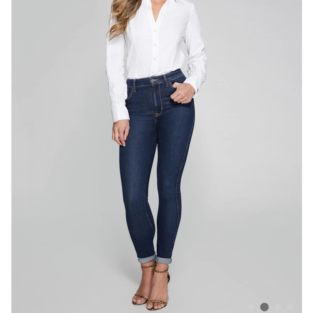 GUESS MARCIANO SEXY SKINNY JEANS, DK WASH 28